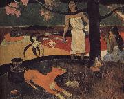 Paul Gauguin Tahiti eclogue oil painting on canvas